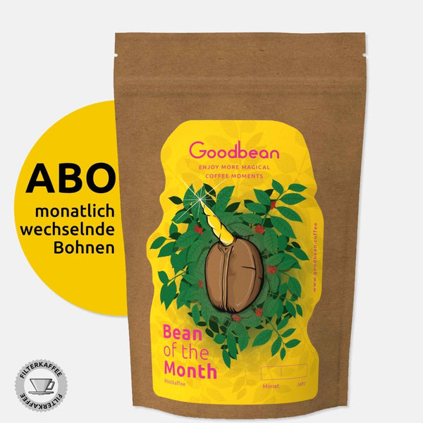 Bohne des Monats- ABO | Goodbean | Goodbean.coffee | Speciality Coffee | Filterkaffee | monatlich wechselnder Spitzenkaffee