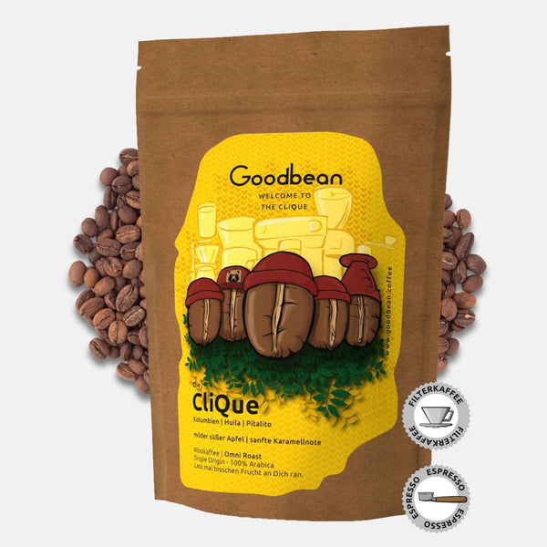 Die Clique | Kaffee, Espresso & Vollautomat | Omni Roast - Goodbean - Goodbean | Kolumbien