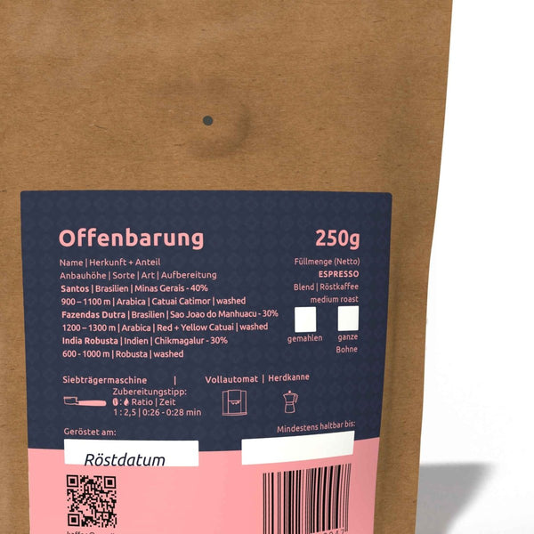 Die Offenbarung | Espresso & Vollautomat - Goodbean.coffee - Goodbean | House Blend | Speciality Coffee - Kaffee Bohnen