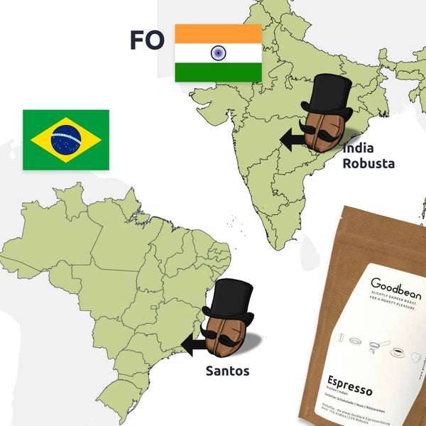 Goodbean.coffee's dunkelste Röstung. Quasi ein Hauch von Italien nur in Specialty Coffee Qualität. Dunkelste Goodbean Röstung