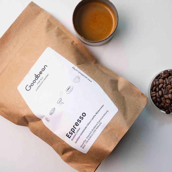 Goodbean.coffee's dunkelste Röstung. Quasi ein Hauch von Italien nur in Specialty Coffee Qualität. Dunkelste Goodbean Röstung