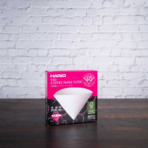 Papierfilter 01 - Hario - Spitzfilter - 40 Stück