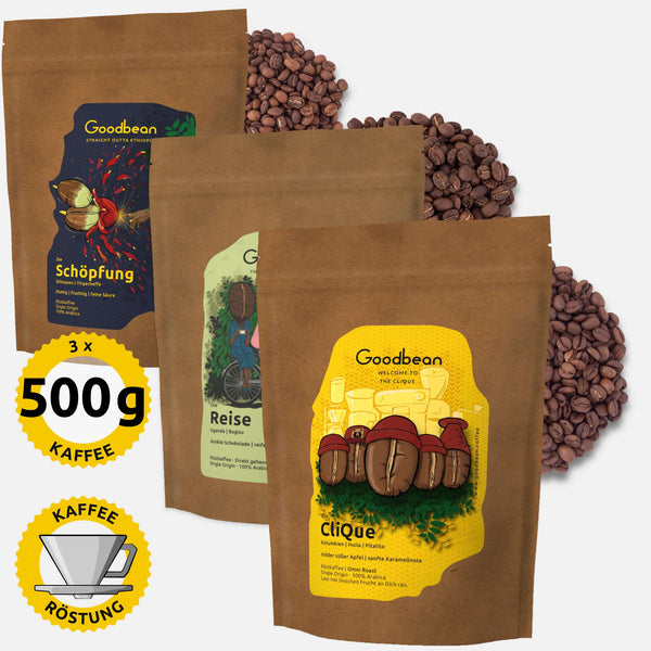 Probierset / Kaffeetasting - floral / fruchtig | Filterkaffee