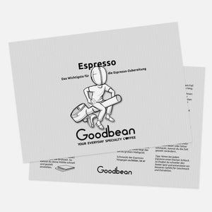 Beilage - Espresso Zubereitungskarte - Goodbean - Goodbean