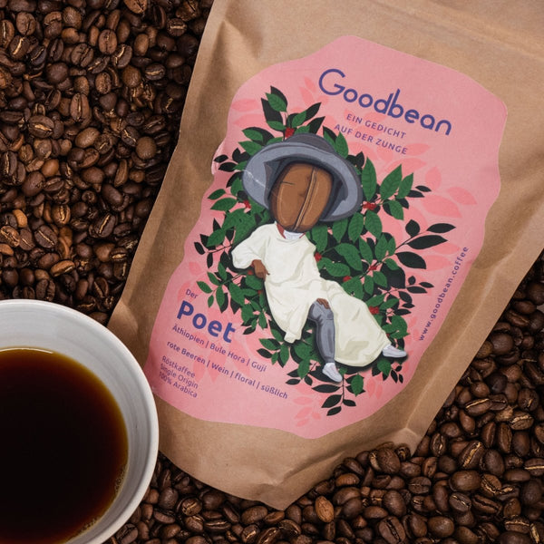Der Poet | Guji | Kaffee - Goodbean
Speciality Coffee - Kaffee Bohnen - Floral fruchtiger Kaffee - Äthiopischer Kaffee