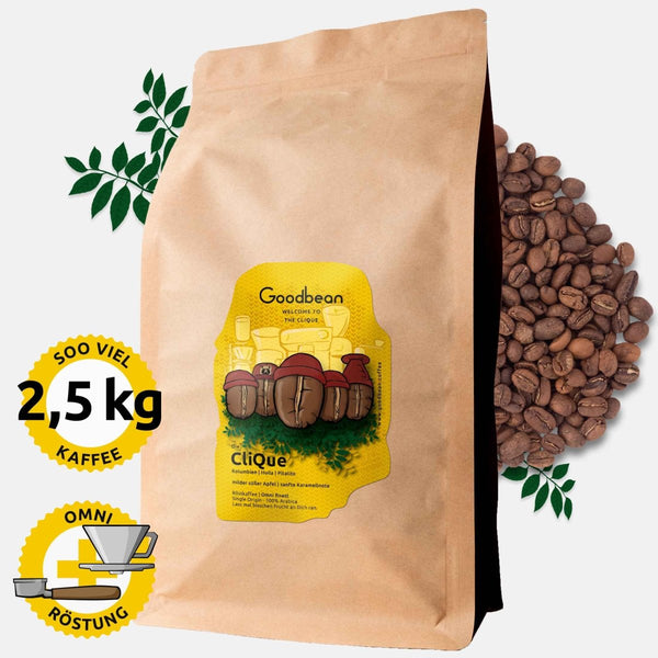 Die Clique | Kaffee, Espresso & Vollautomat | Omni Roast - Goodbean - Goodbean - 2,5kg  | Kolumbien