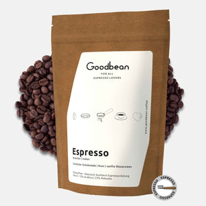 Goodbean.coffee's dunkelste Röstung. Quasi ein Hauch von Italien nur in Specialty Coffee Qualität. Dunkelste Goodbean Röstung