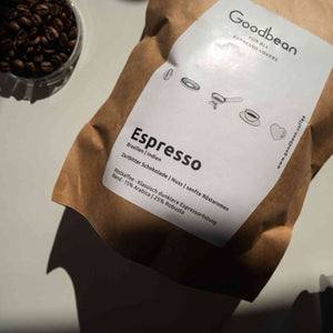 Goodbean.coffee's dunkelste Röstung. Quasi ein Hauch von Italien nur in Specialty Coffee Qualität. Dunkelste Goodbean Röstung