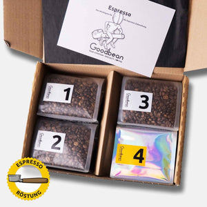 ESPRESSO im Advent 2025 | 4 x 250g | Special Sorten & Röstungen | 🎄 Limitierte Edition - Goodbean - Goodbean