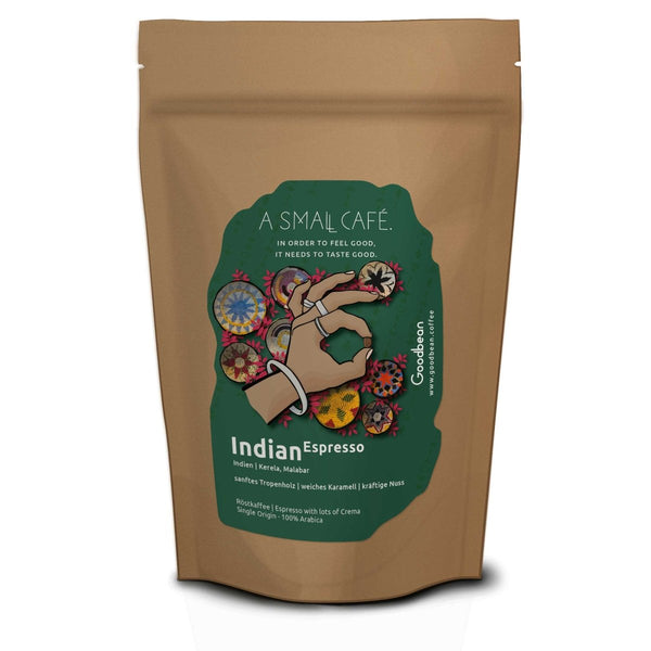 Indian Espresso - A small Cafe | Espresso - Goodbean
Speciality coffee - Espresso Bohnen - Malabar Monsooned