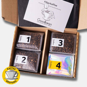 KAFFEE im Advent 2025 | 4 x 250g | Special Sorten & Röstungen | 🎄 Limitierte Edition - Goodbean - Goodbean