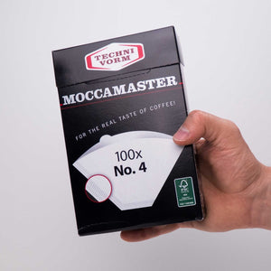 Moccamaster Kaffeefilter Nr. 4 - weiß - 100 St. - Goodbean - Moccamaster von Technivorm