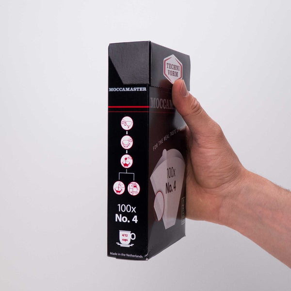 Moccamaster Kaffeefilter Nr. 4 - weiß - 100 St. - Goodbean - Moccamaster von Technivorm