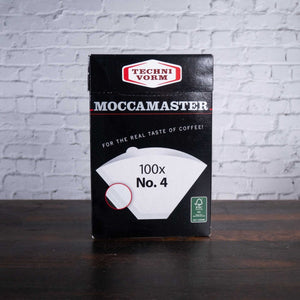 Moccamaster Kaffeefilter Nr. 4 - weiß - 100 St. - Goodbean
