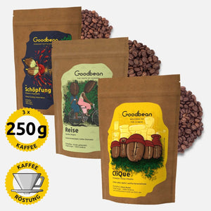 Probierset / Kaffeetasting - floral / fruchtig | Filterkaffee - Goodbean - Goodbean