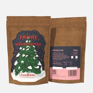 Weihnachtskaffee - Dein Lieblingskaffee mit dem Weihnachtsetikett - Goodbean - Goodbean