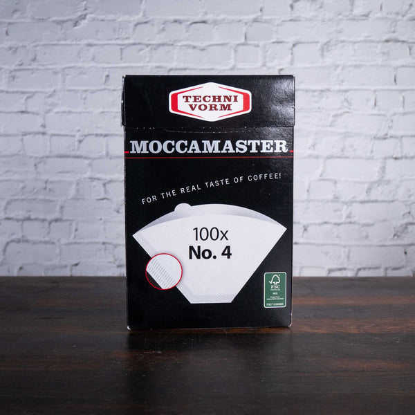 Moccamaster Kaffeefilter Nr. 4 - weiß - 100 St.